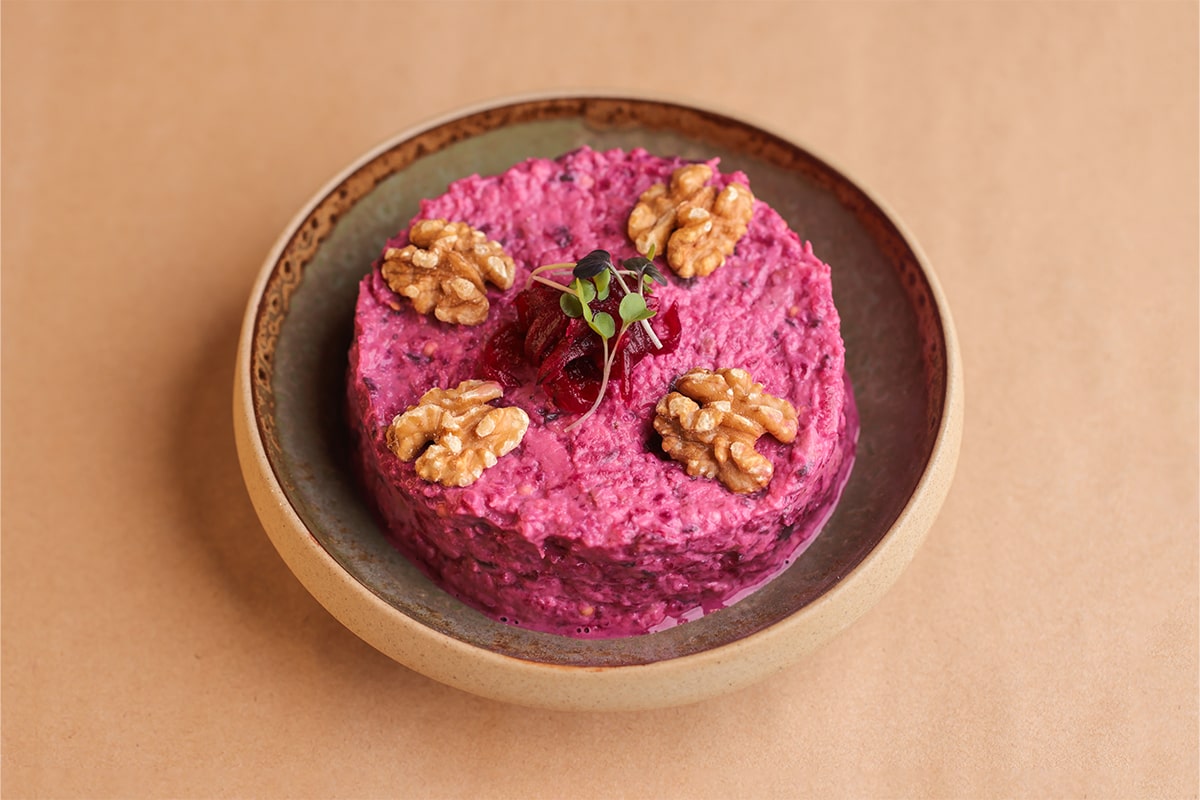 Beetroot Moutabal - متبل شمندر